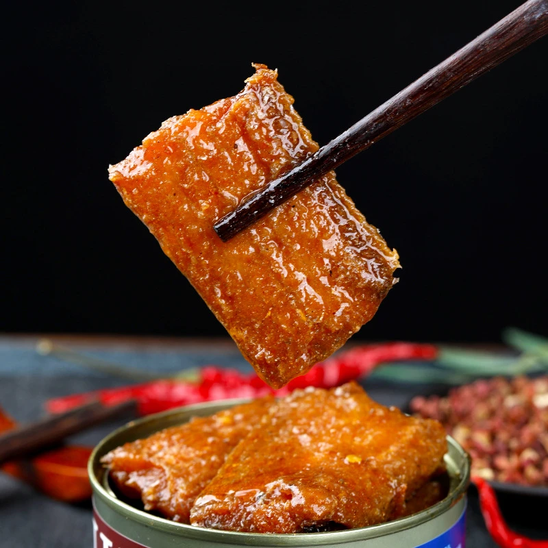 五香/香辣带鱼罐头100克海鲜熟食即食