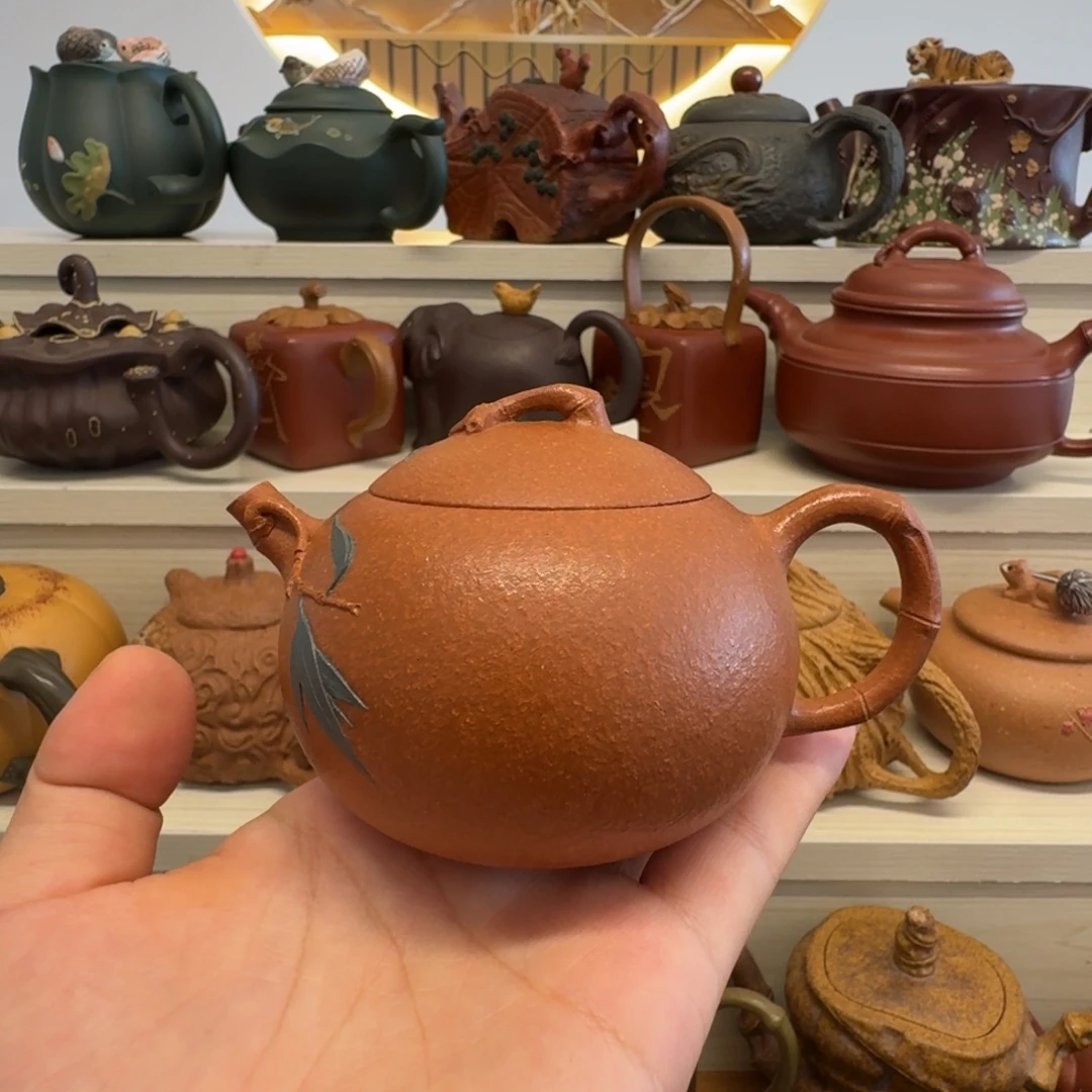 茶壶紫砂孤品一只