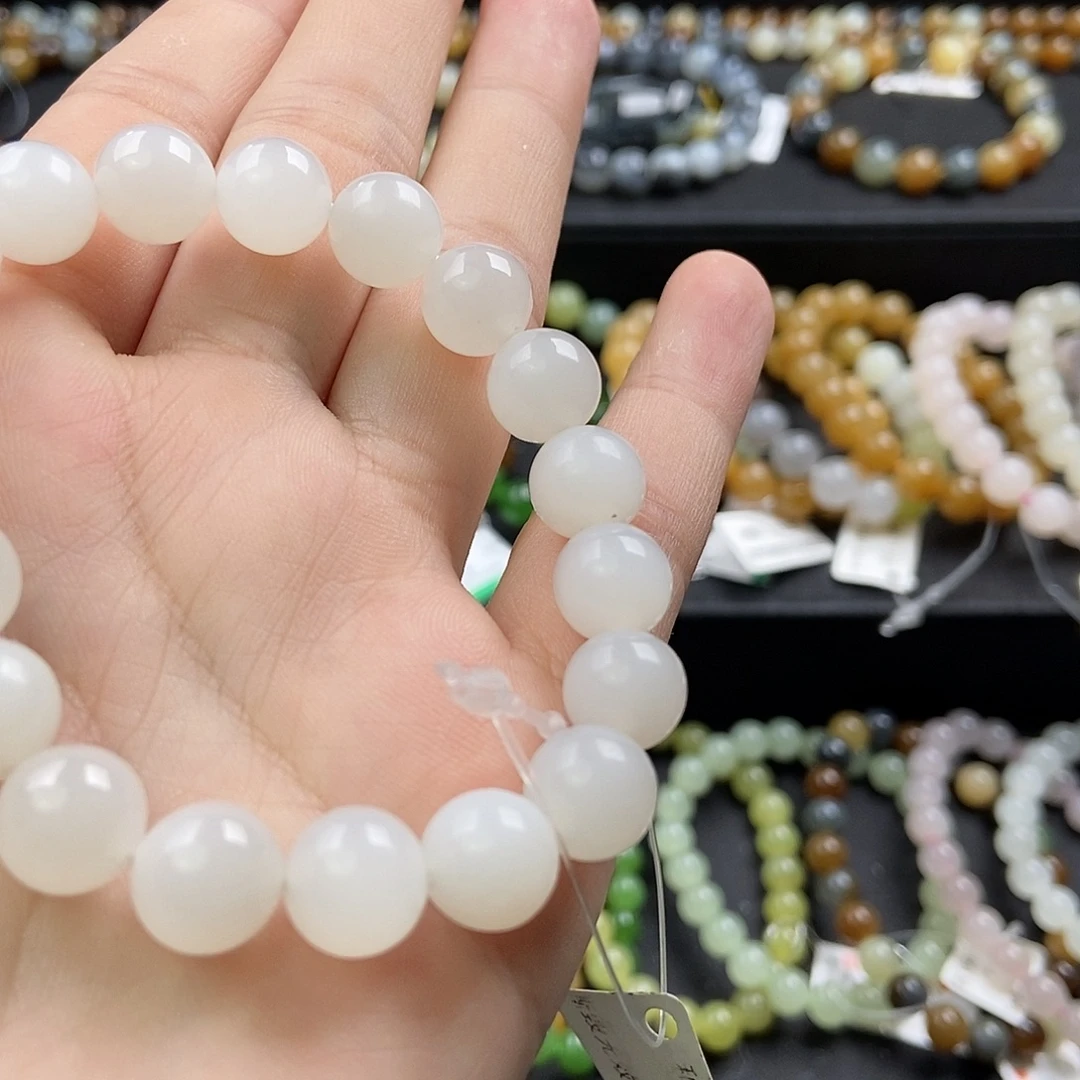 和田玉未镶嵌手链