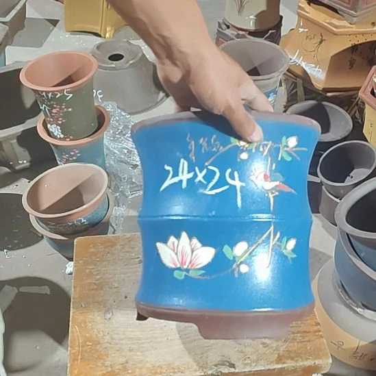 宜兴紫砂花盆清仓