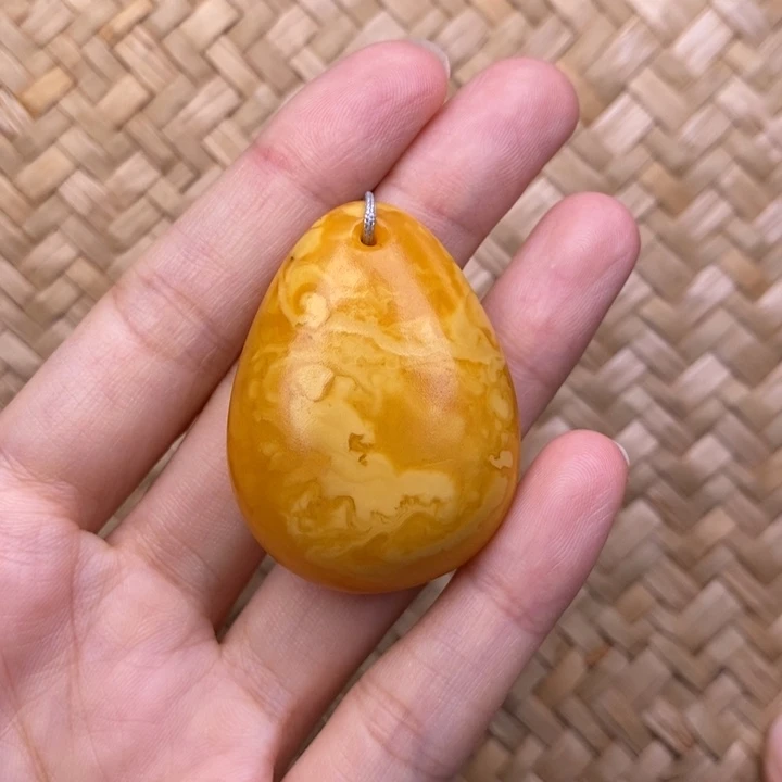 琥珀未镶嵌裸石蜜蜡M