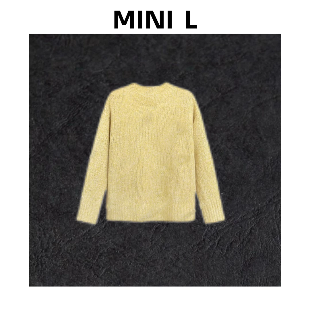 [MINI L]“蛋花毛衣”羊驼绒羊毛定染肌理圈圈毛衣