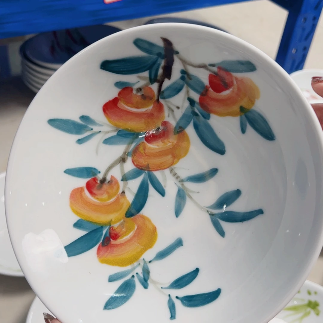 瓷片景德镇陶瓷手工手绘制作