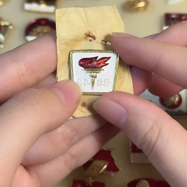 家***藏红色收藏直播像章