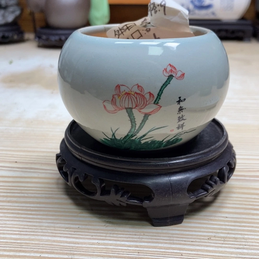 瓷片陶瓷花盆陶瓷艺术