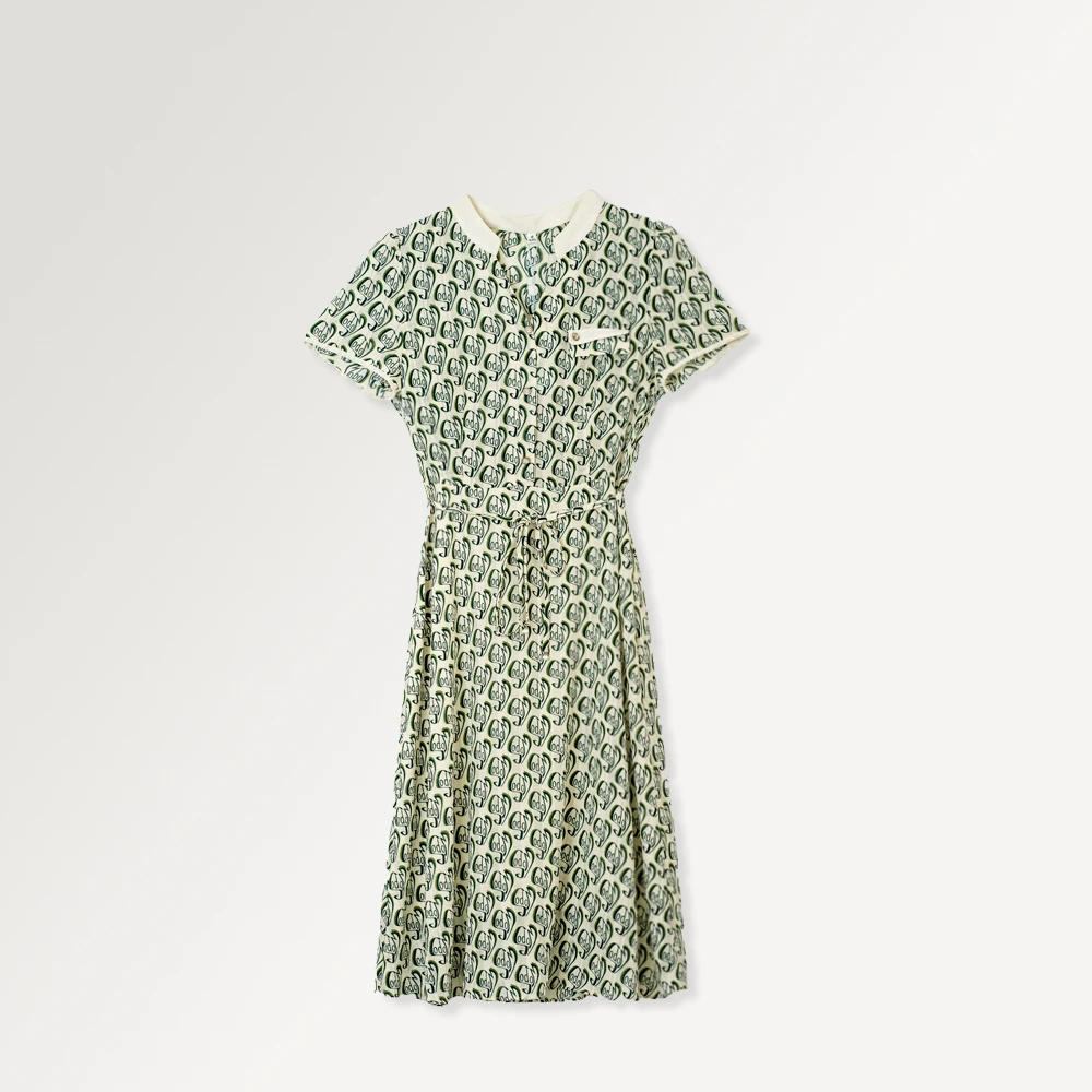 【叙永店专属】法式收腰气质时尚连衣裙G6m082