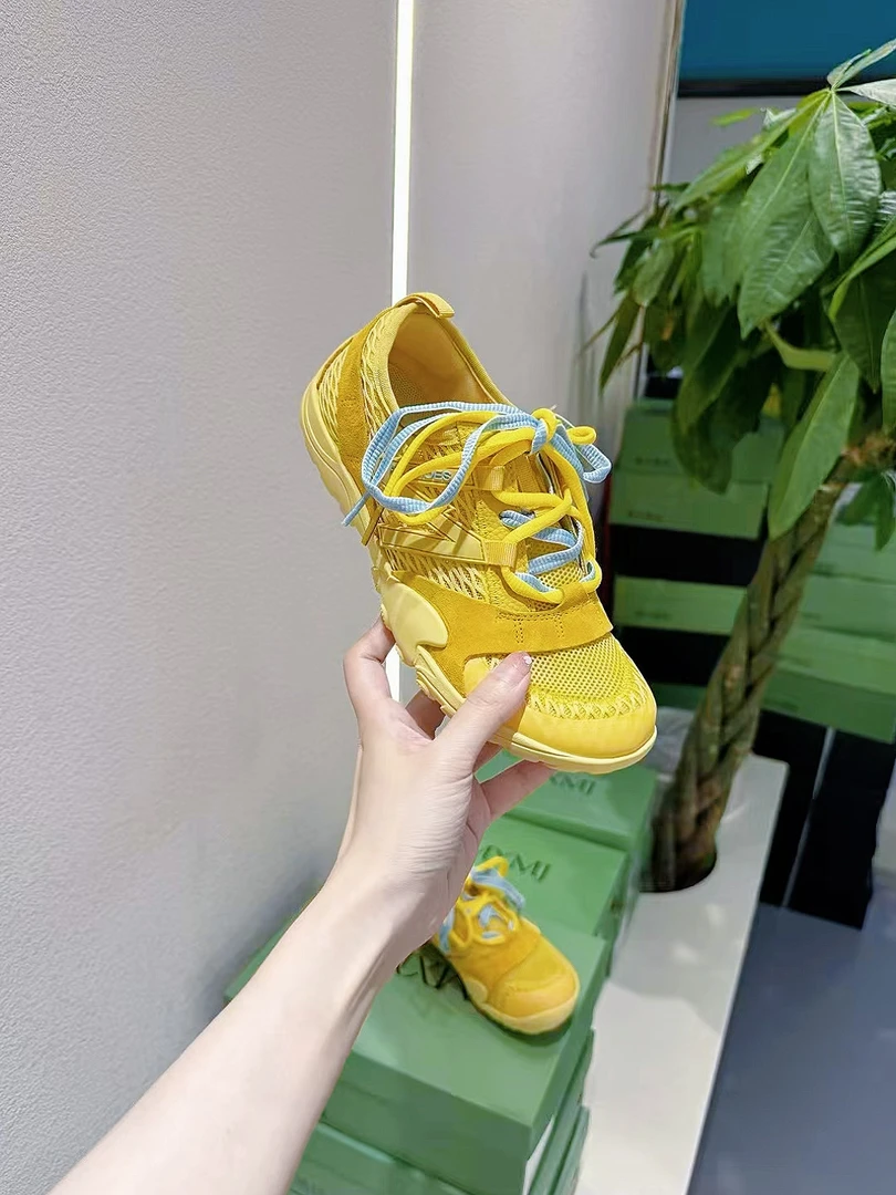 韩版时尚休闲鞋芒果头网面平底高弹运动跑步鞋薄款小白鞋透气996