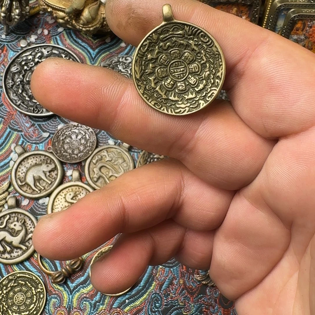 蝙***侠藏式风格九宫八卦牌