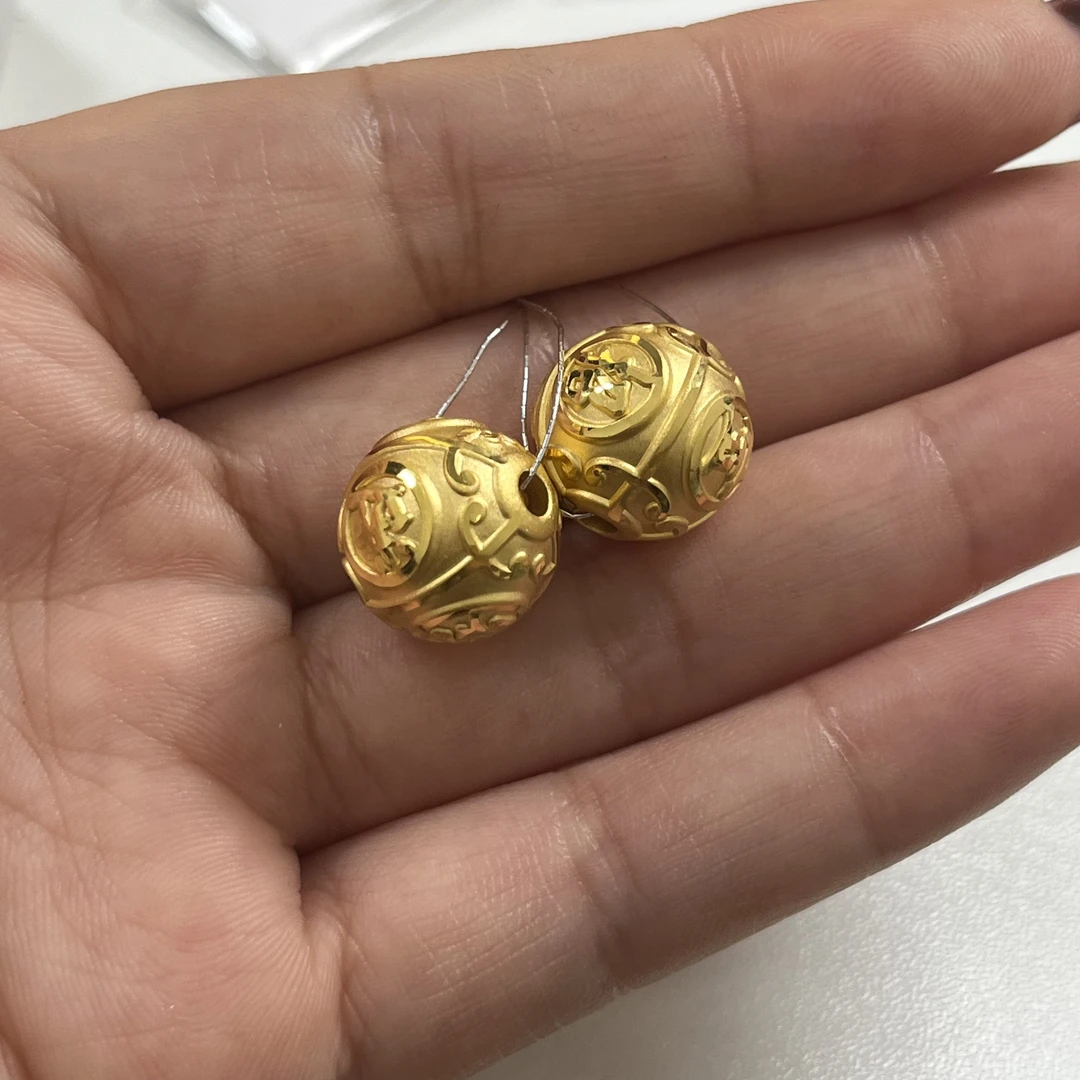 足金招财进宝转运珠