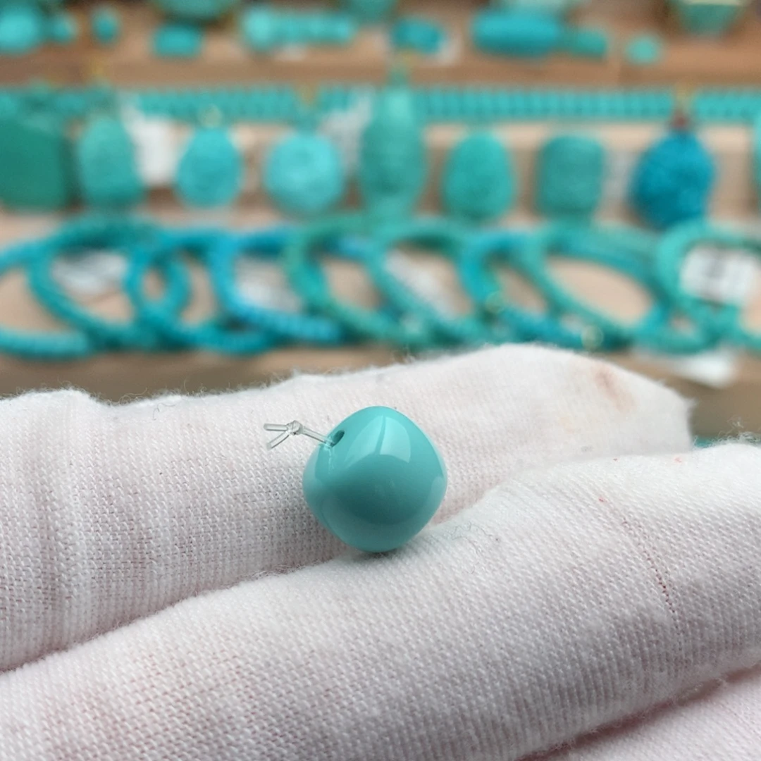 绿松石未镶嵌珠宝奇石10mm