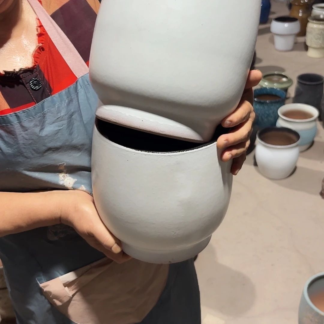 花盆紫砂口20高20