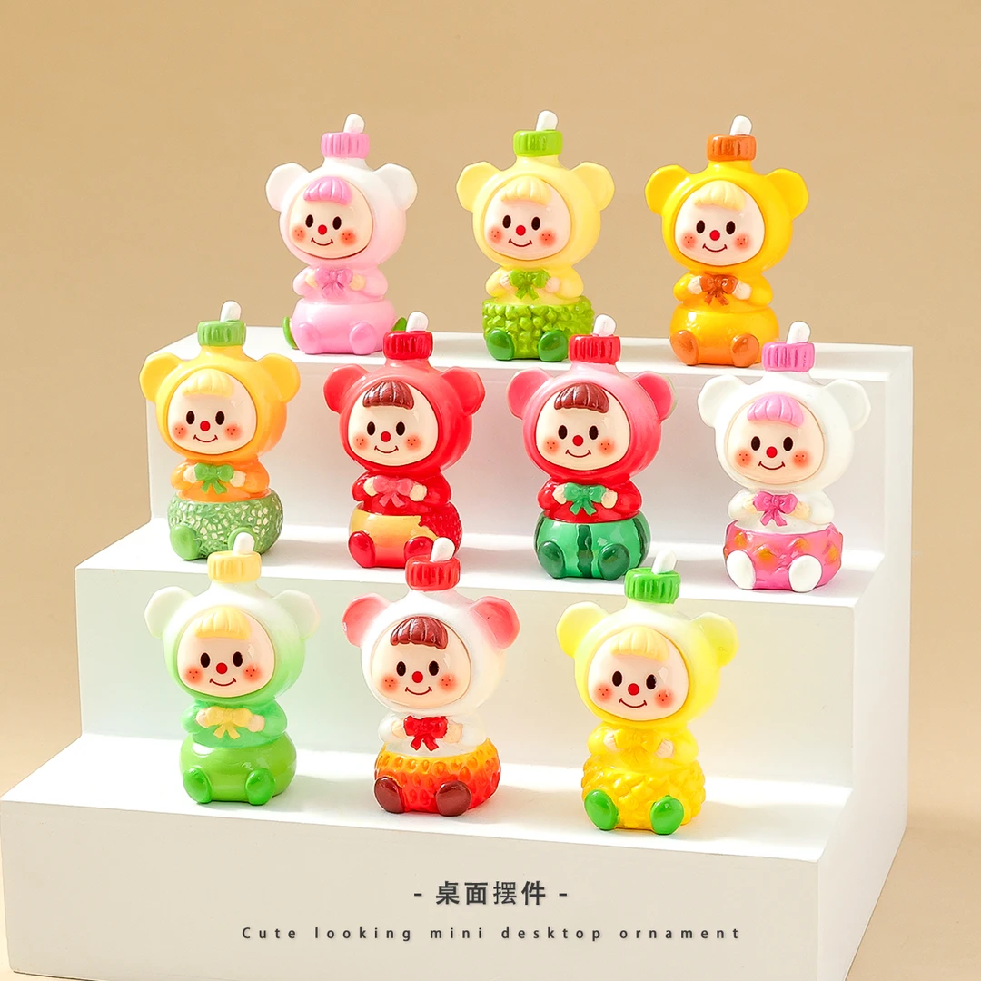 【九宫格直播拆】水果饮料崽崽DIY摆件 对对碰（直播专用）