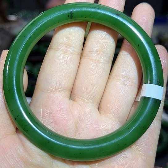 和田玉（碧玉）手镯未镶嵌