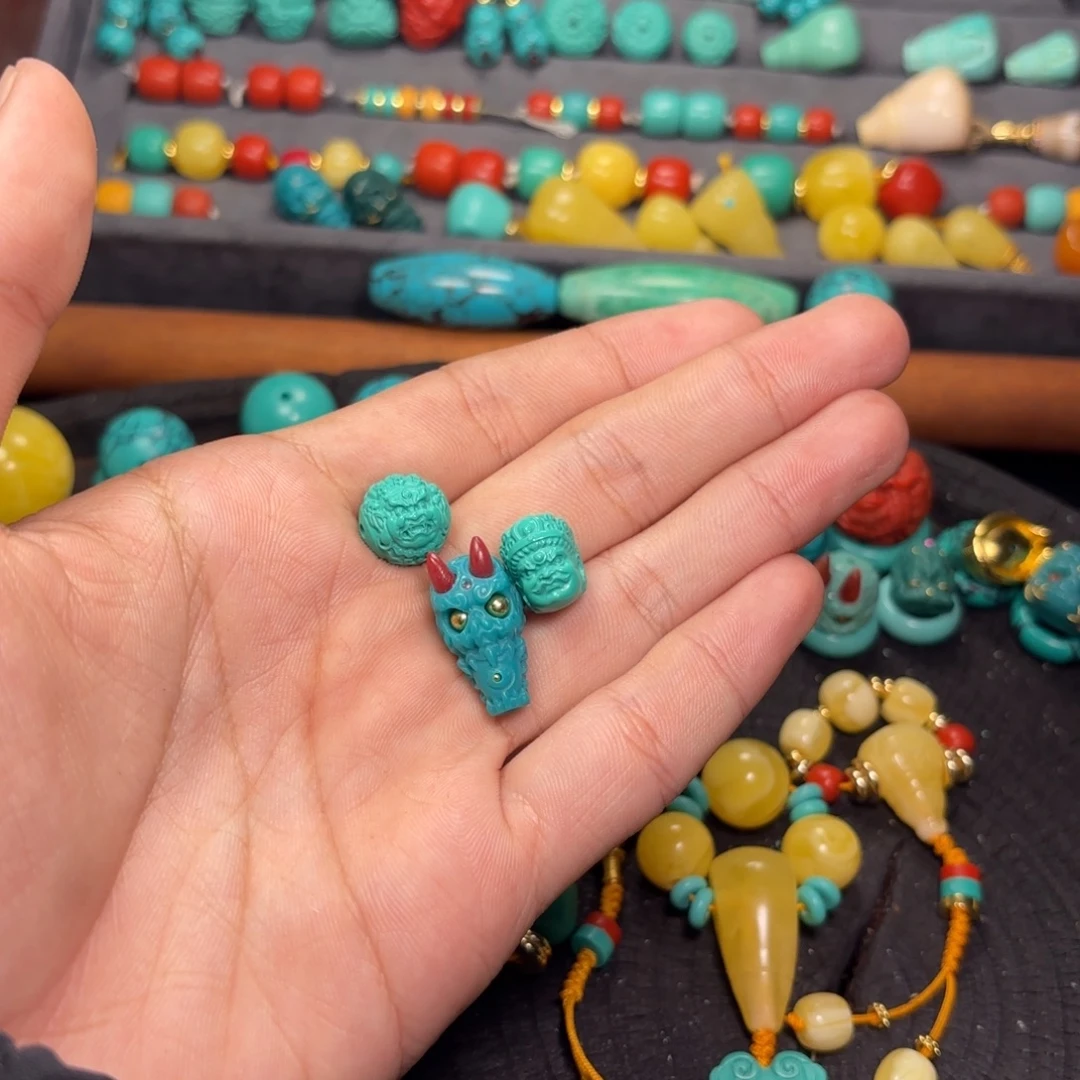 玛瑙/玉髓未镶嵌珠宝半成品12 10黄财神阿呆哈哈哈哈