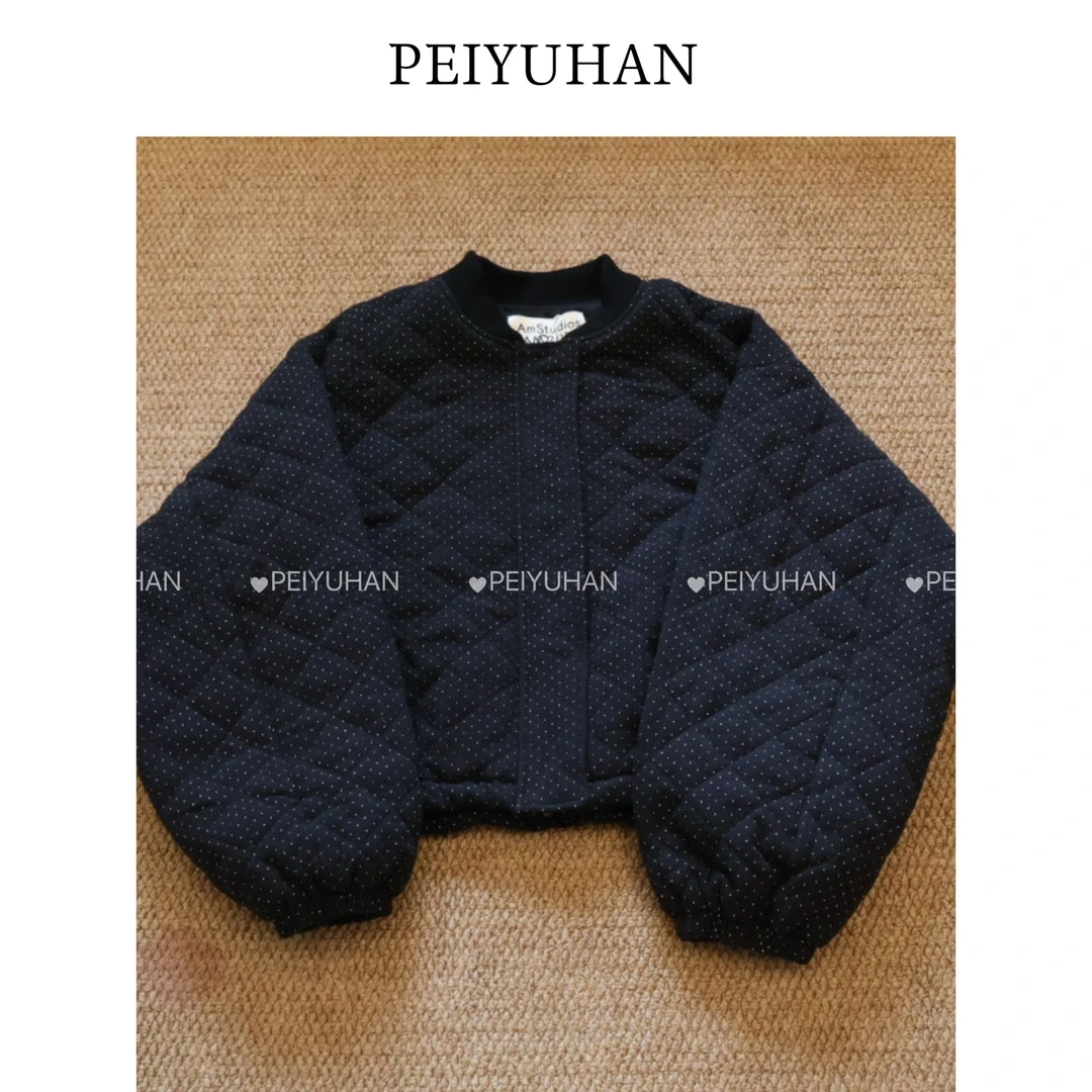 PEIERNA佩佩WA 【韩系点点】棉服外套 Y14150 6106197休闲秋冬时尚