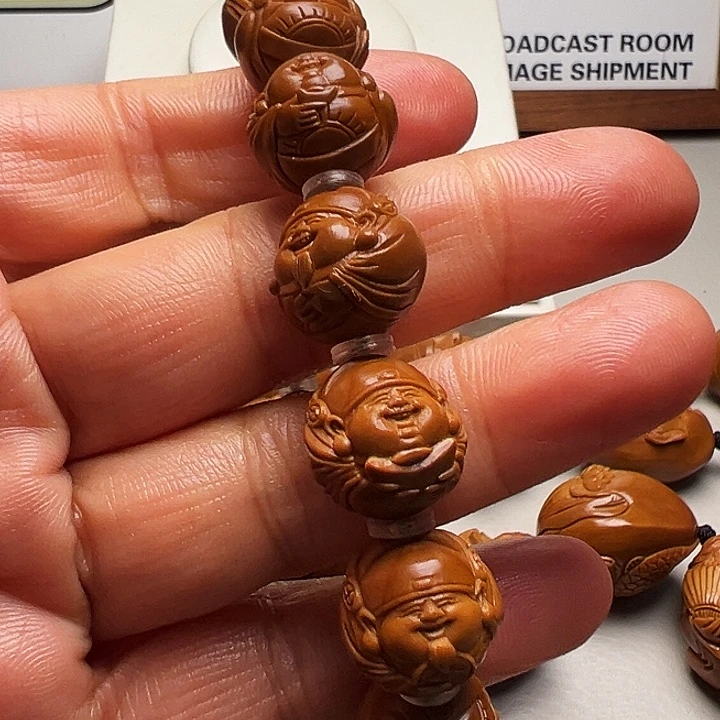 安***.橄榄核手串/手链财神