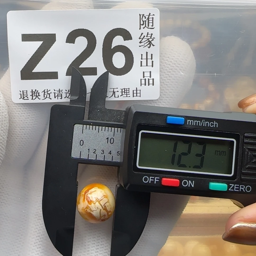 琥珀未镶嵌裸石12尺寸