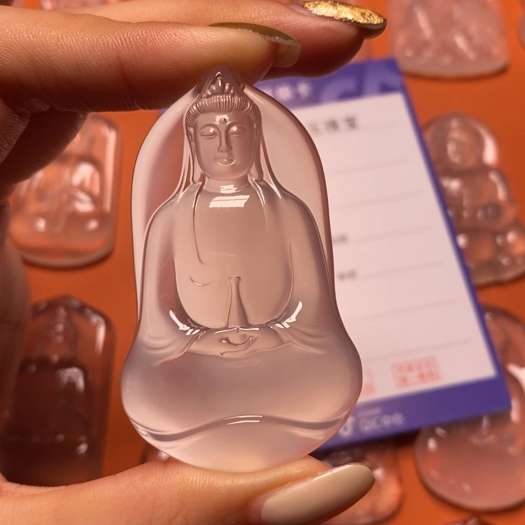 我***u玛瑙/玉髓未镶嵌吊坠