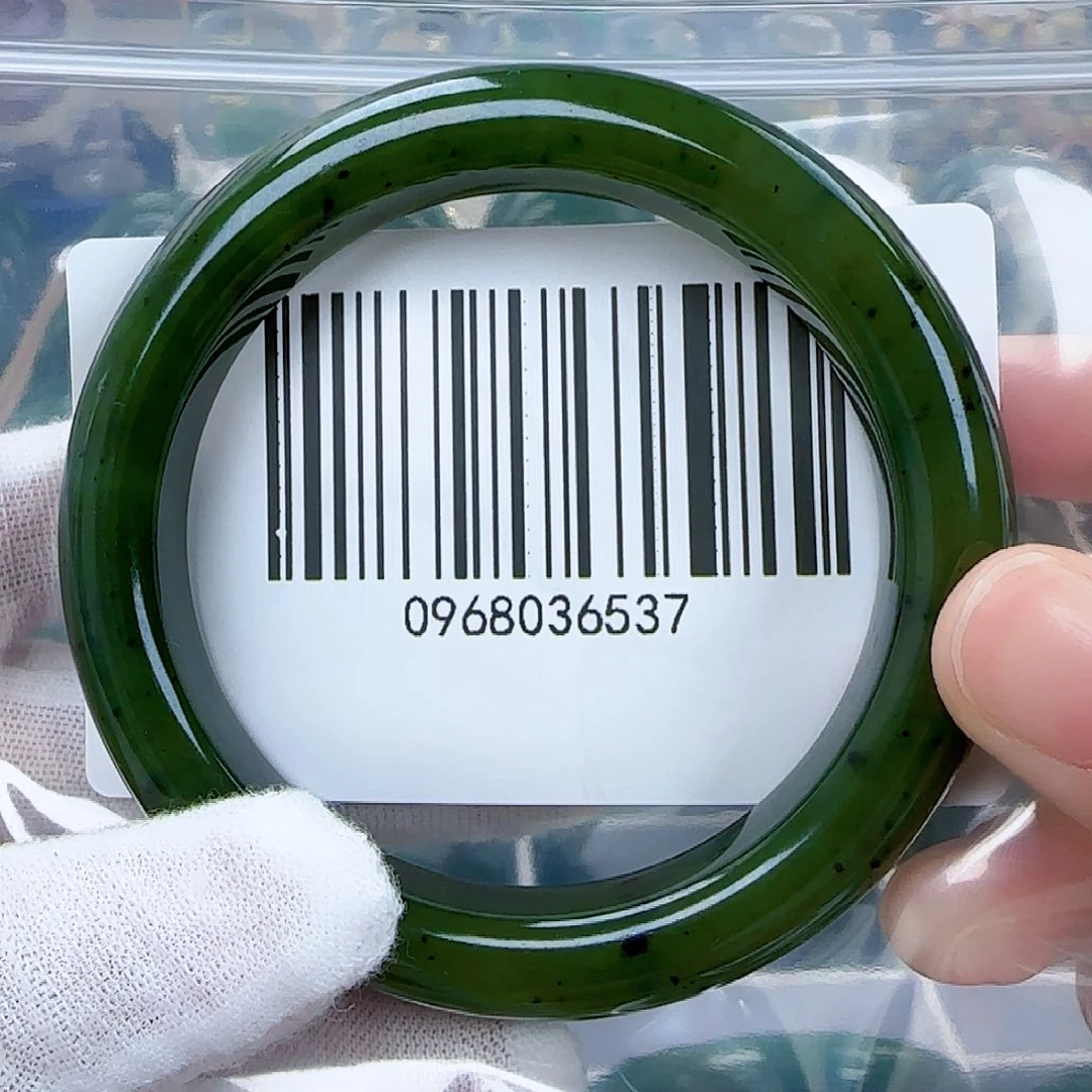 和田玉（碧玉）手镯未镶嵌5859