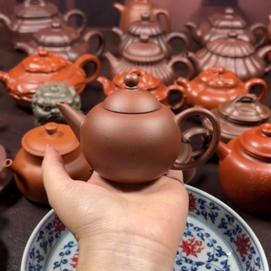 茶壶紫砂C****u原矿紫泥150毫升