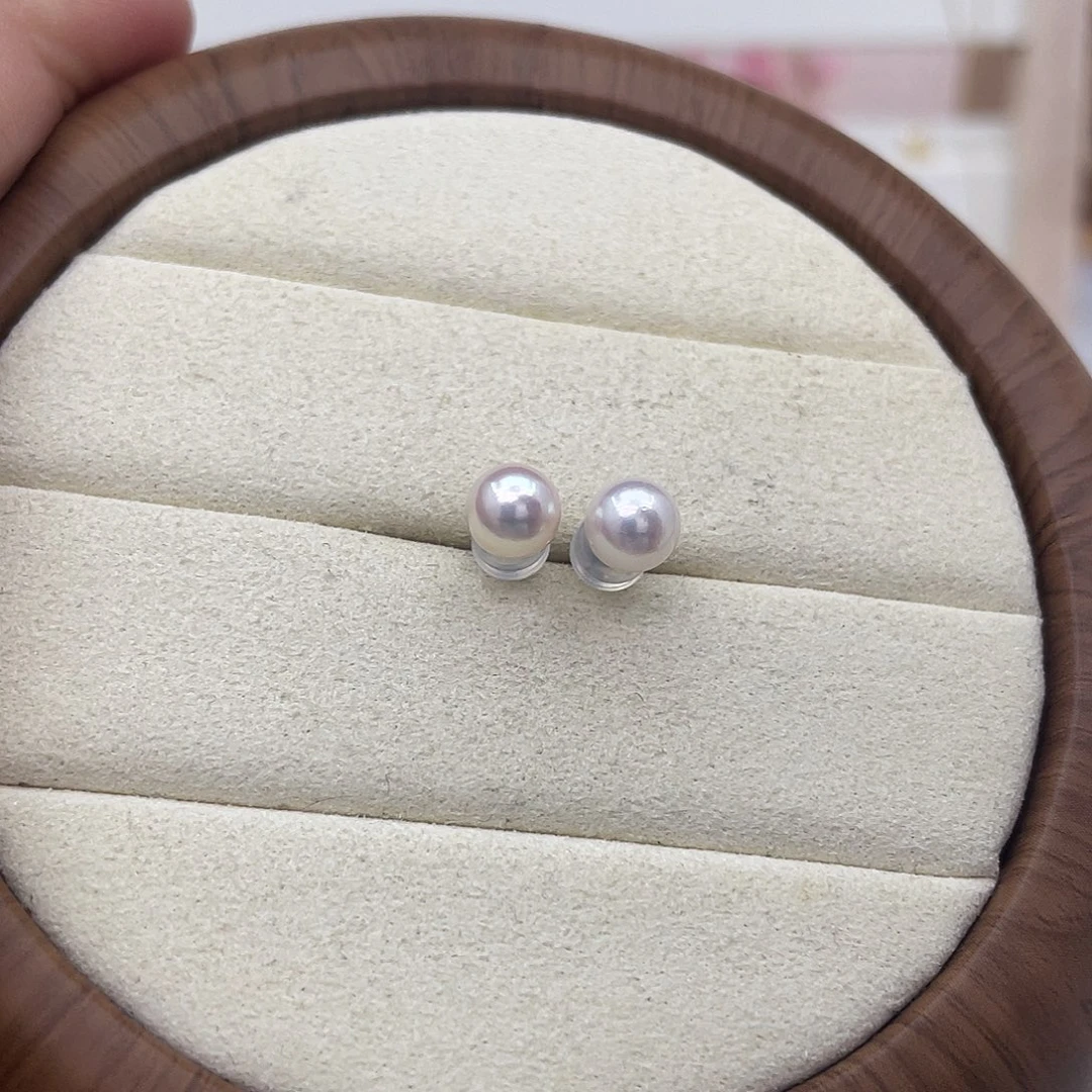 耳饰海水珍珠银S925镶嵌