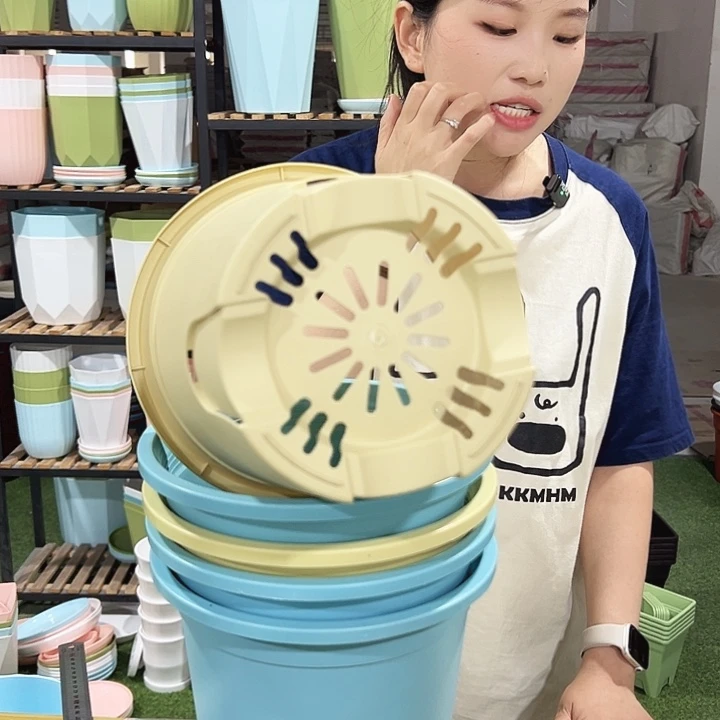 圆控口21高21混色带托5只
