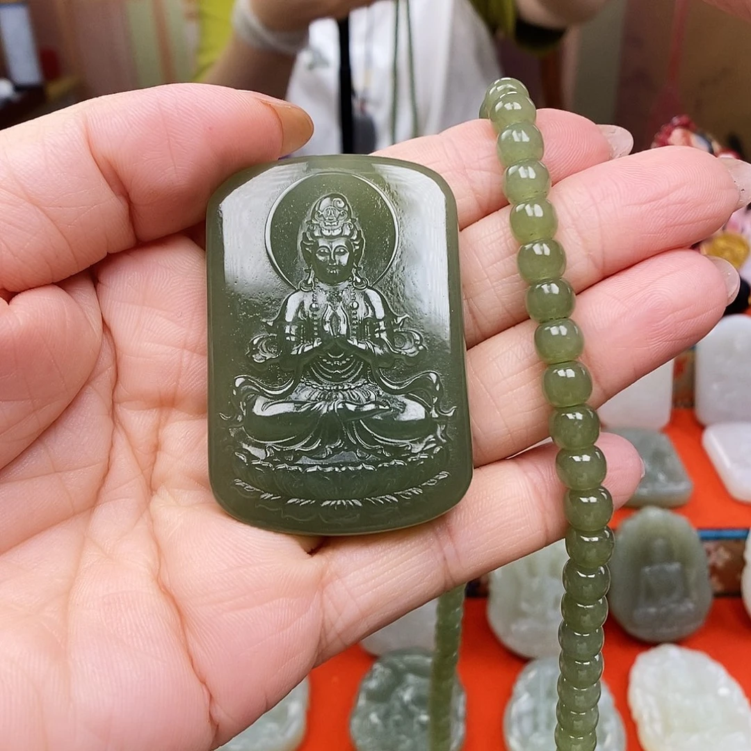 颈饰未镶嵌和田玉小****