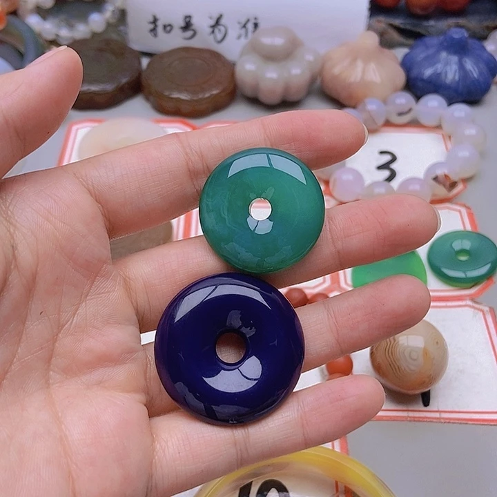 【闪购商品】未镶嵌玛瑙/玉髓珠宝半成品s****7