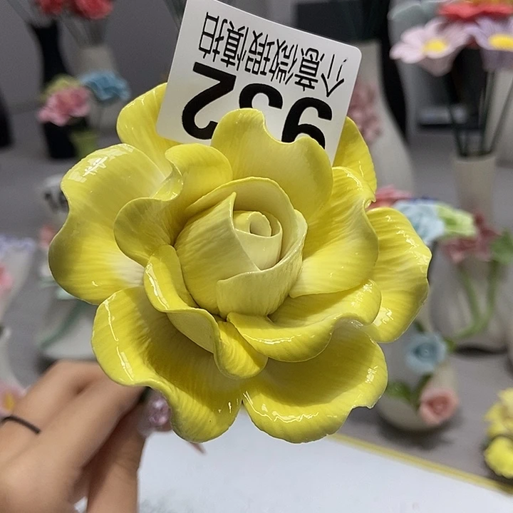 陶瓷纯手工捏花设计