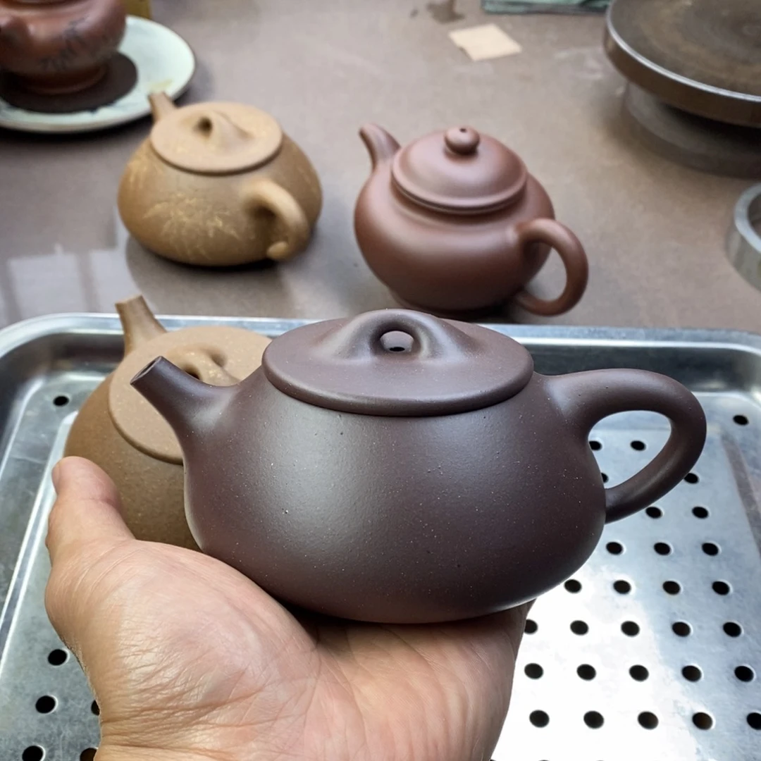 茶壶紫砂石瓢容量260毫升左右
