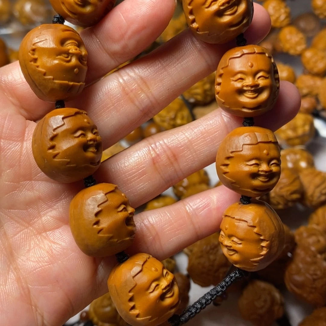 安***世橄榄核手串/手链包衣开心