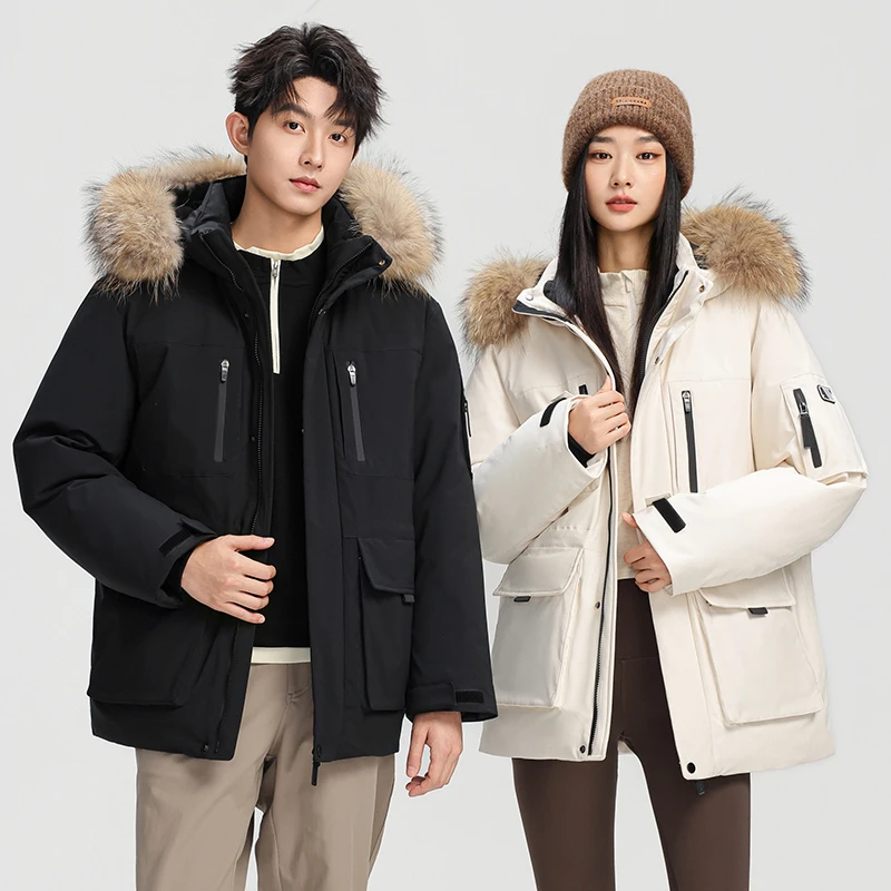 极寒加厚款 -20°零跑绒  90白鸭羽绒服 男女同款带质检报告可溯源