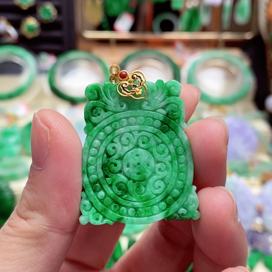 颈饰未镶嵌翡翠翡翠吊坠