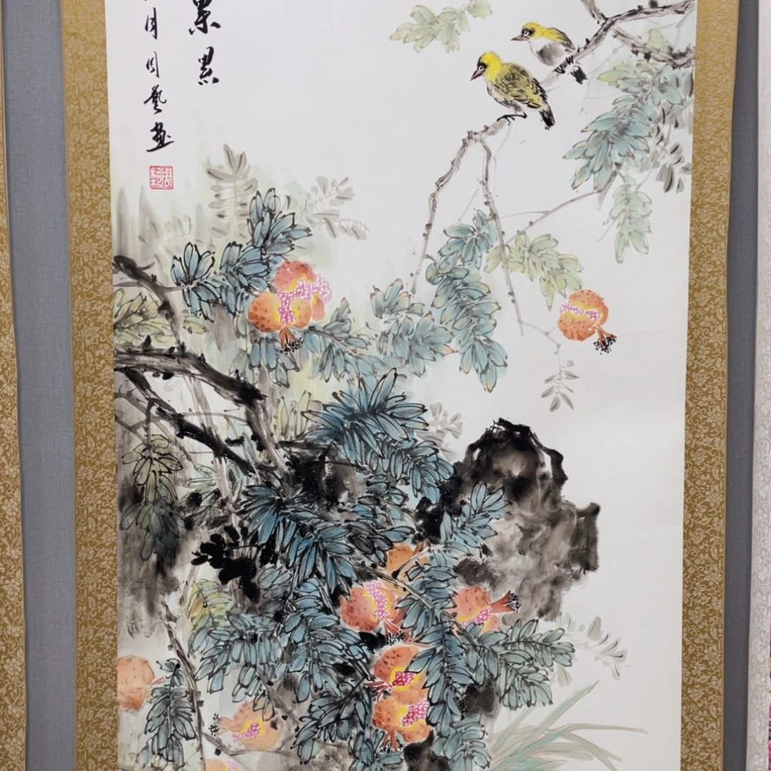 国画老师手笔手绘作品y