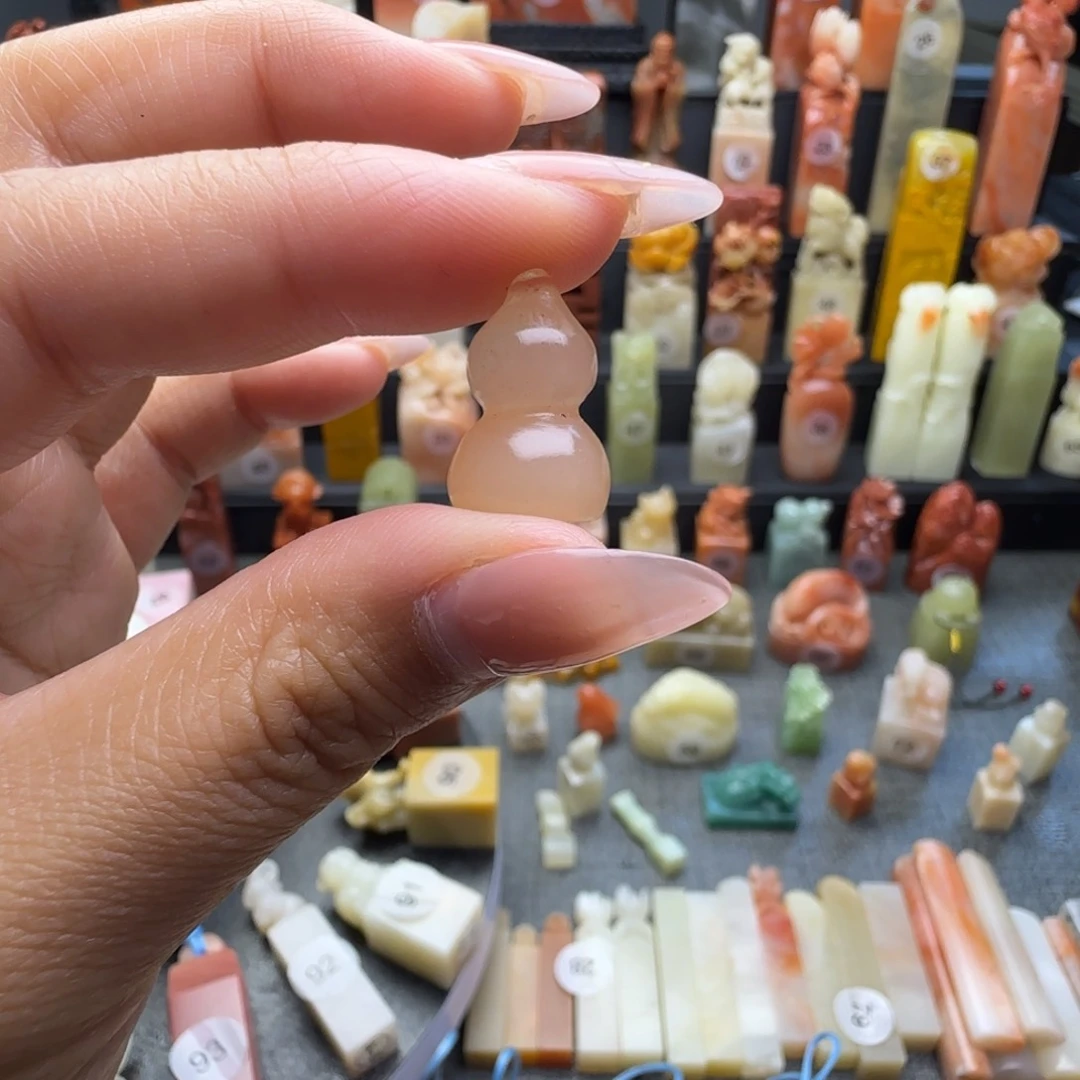 老挝石印石知*福禄双收