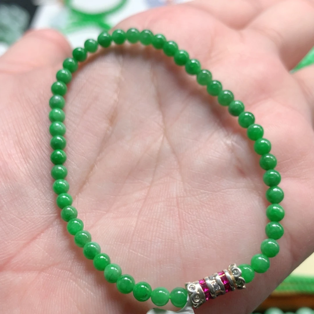 翡翠未镶嵌手链翡翠