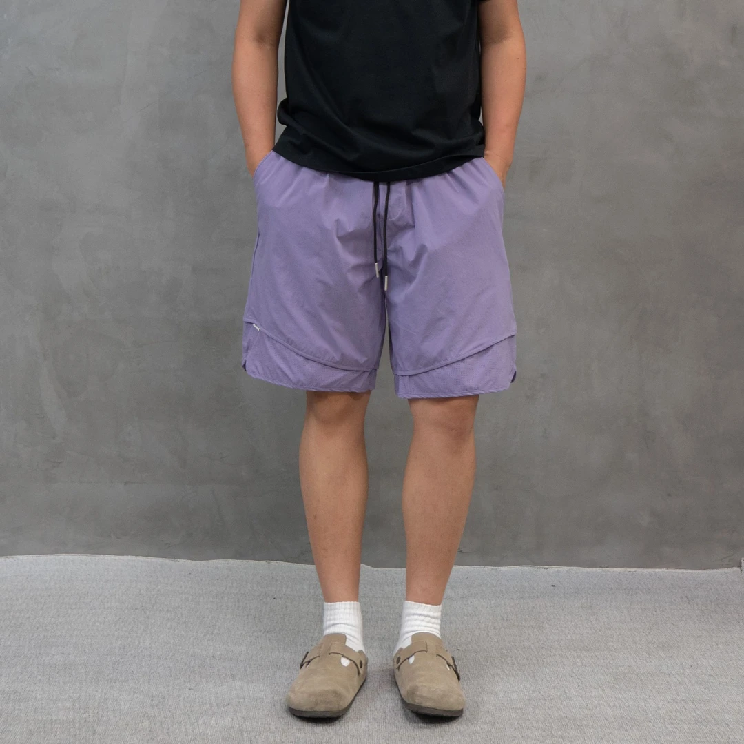 速干透气弹力多巴胺短裤【988夏季抽绳休闲短裤】松紧腰运动