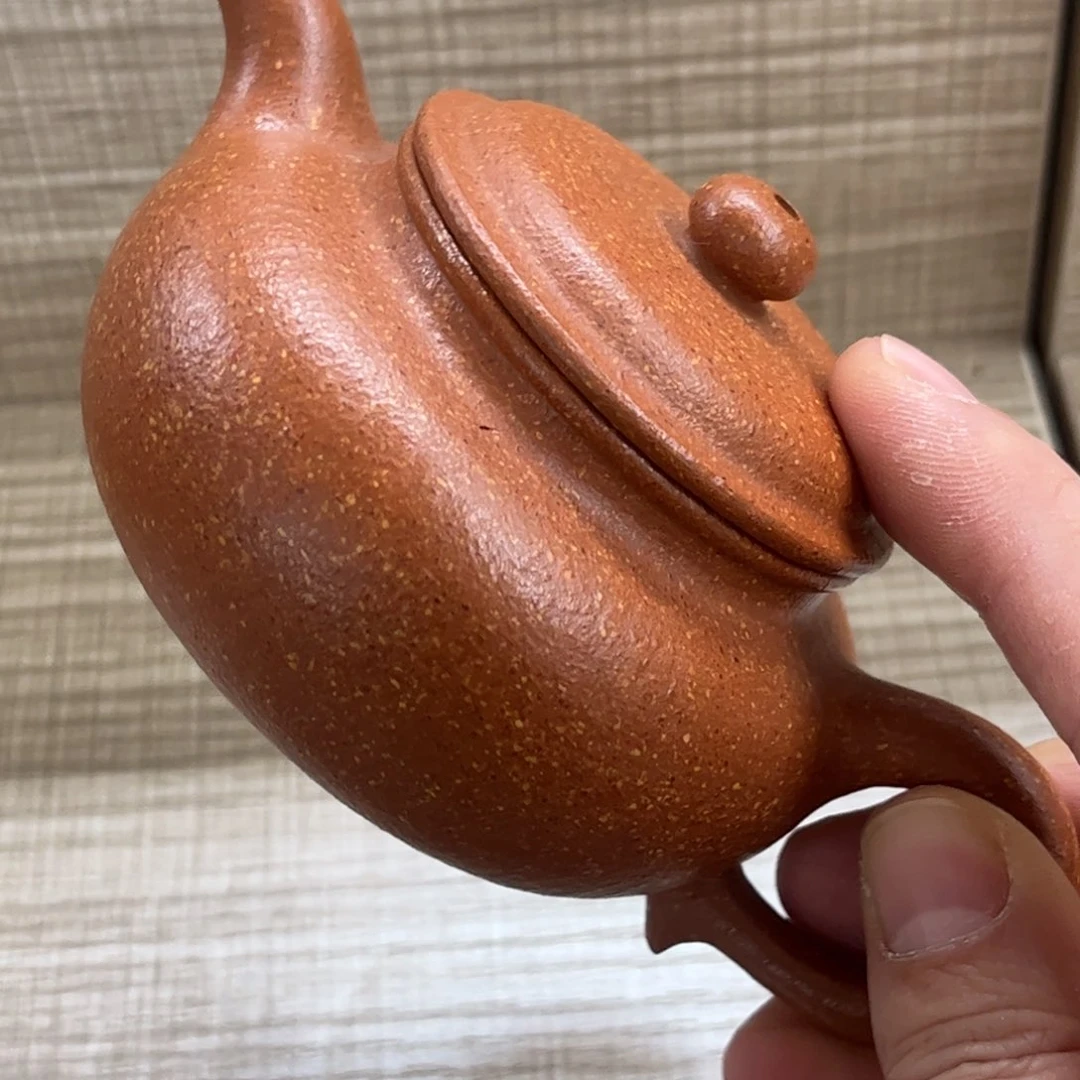 紫砂茶壶薛*成紫砂艺术茶具套装红降坡微瑕