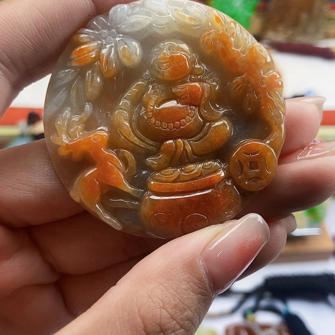翡翠未镶嵌颈饰天然翡翠Ａ货