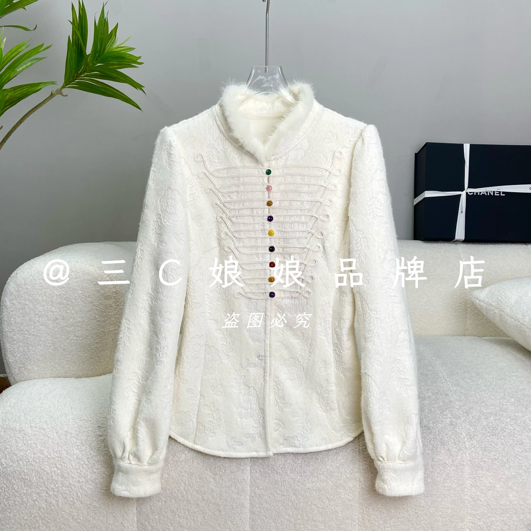 宸嫚三C娘娘5503【琉璃】新中式国风时尚气质上衣