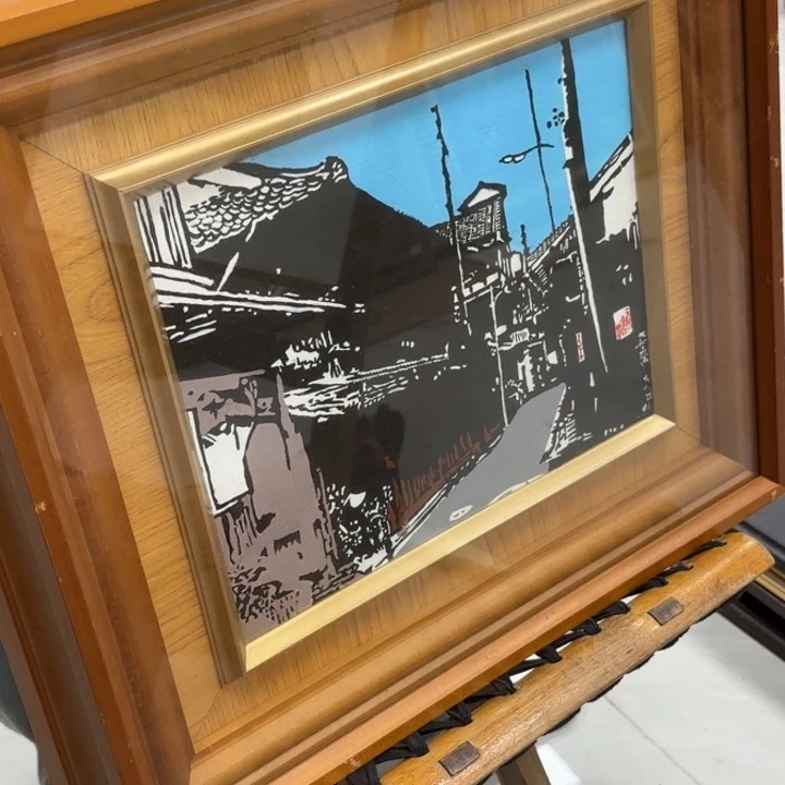 ****珊版画337框画油画不退换