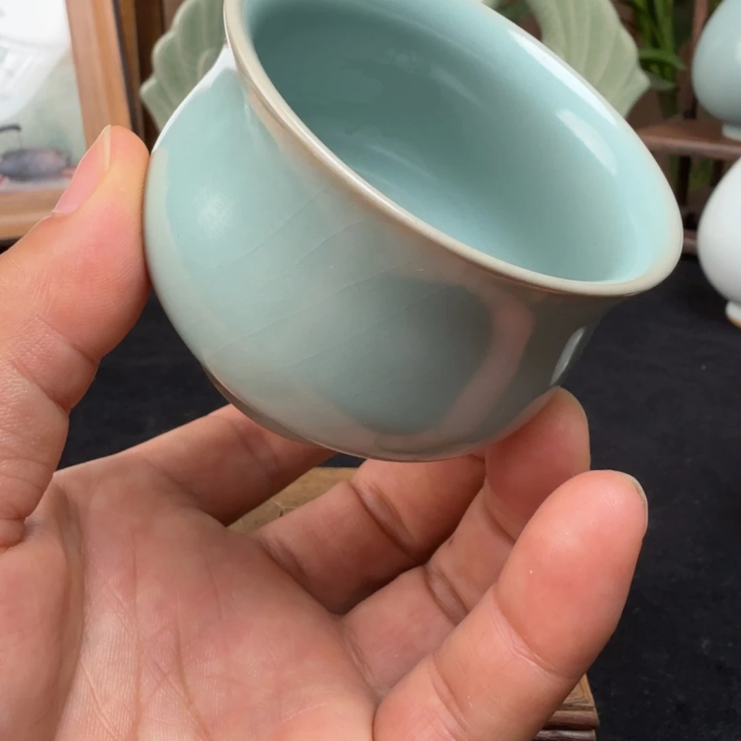 其他汝瓷圆融杯原矿原釉