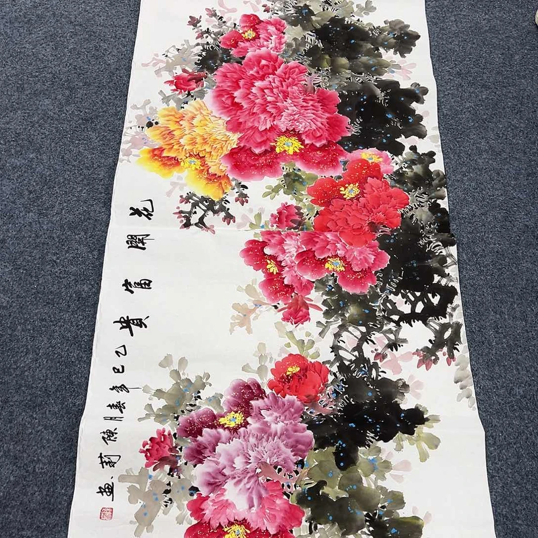 国画纯手绘作品欣赏图