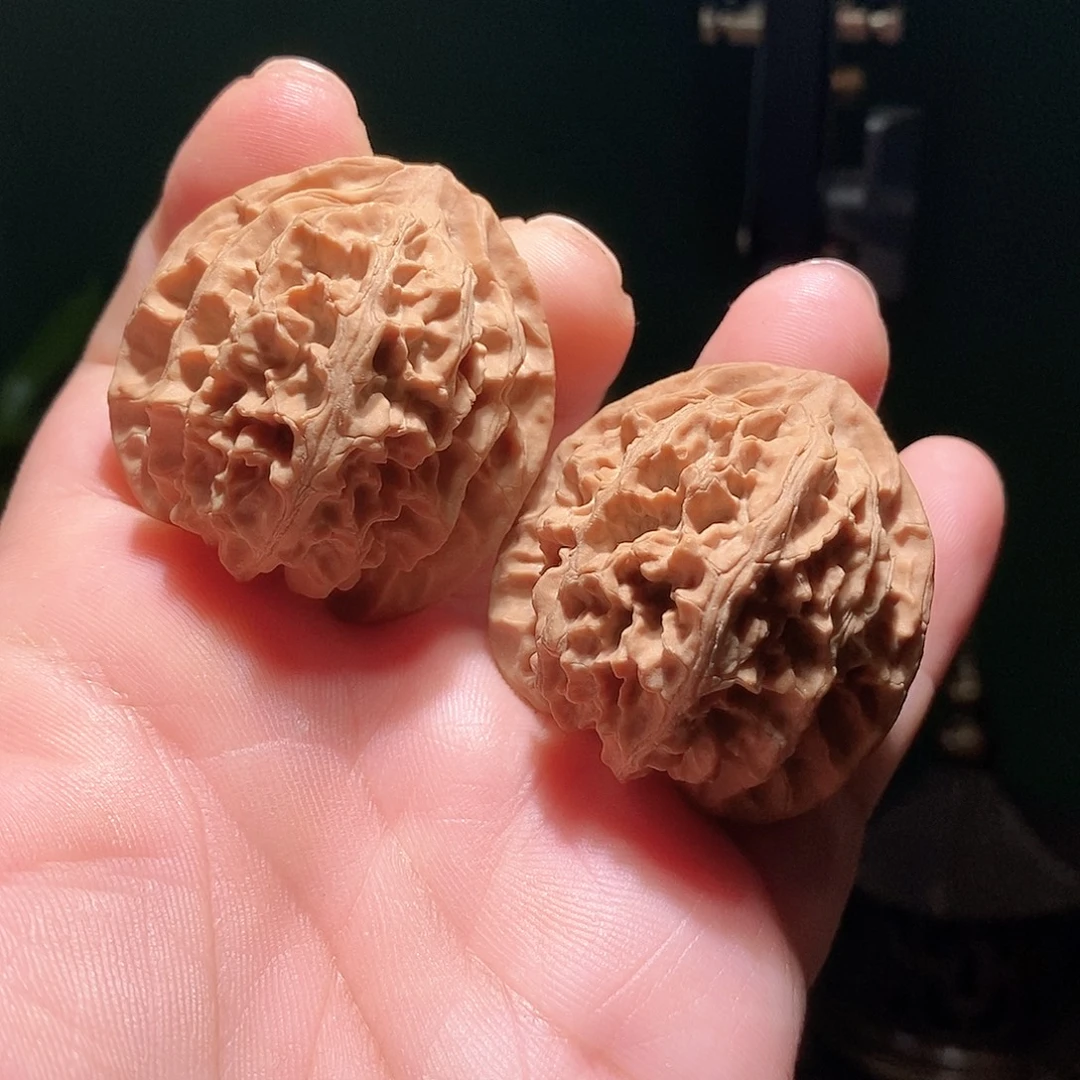 文玩核桃把件39.8苹果圆全品