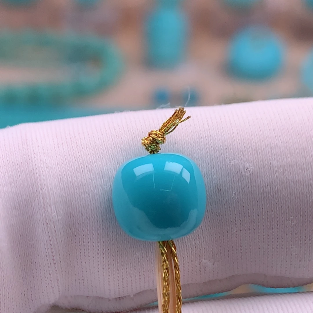 绿松石未镶嵌珠宝奇石8.5mm