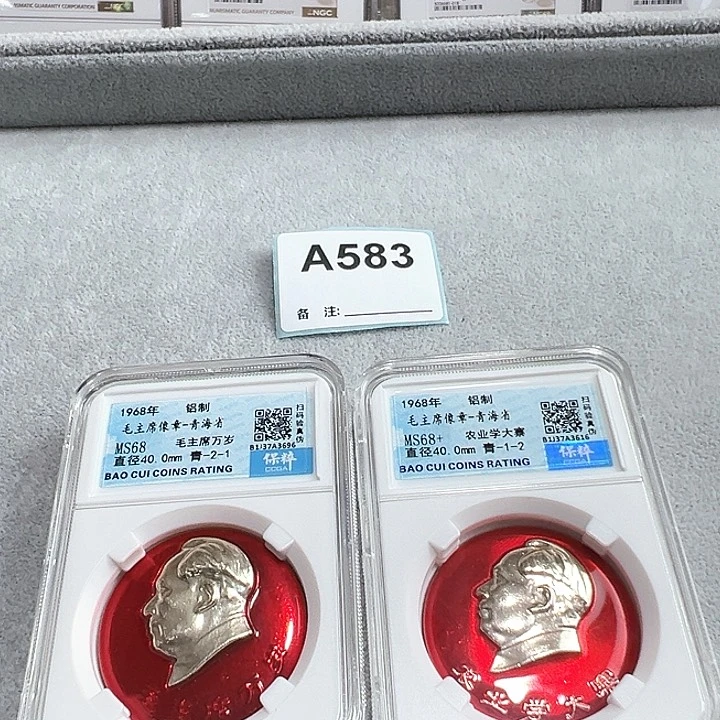用***8其他普通金属精品像章583号商品2个