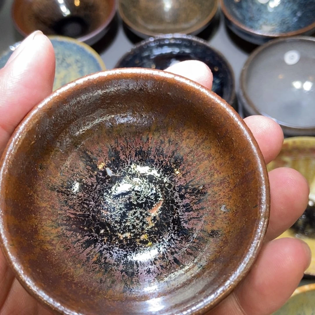 茶盏338 建窑建盏龙窑柴烧