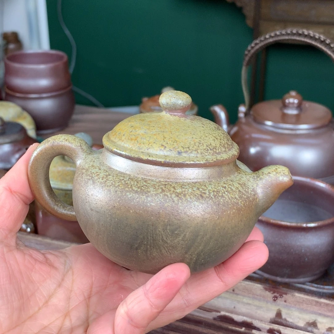 紫砂柴烧纯自然柴烧