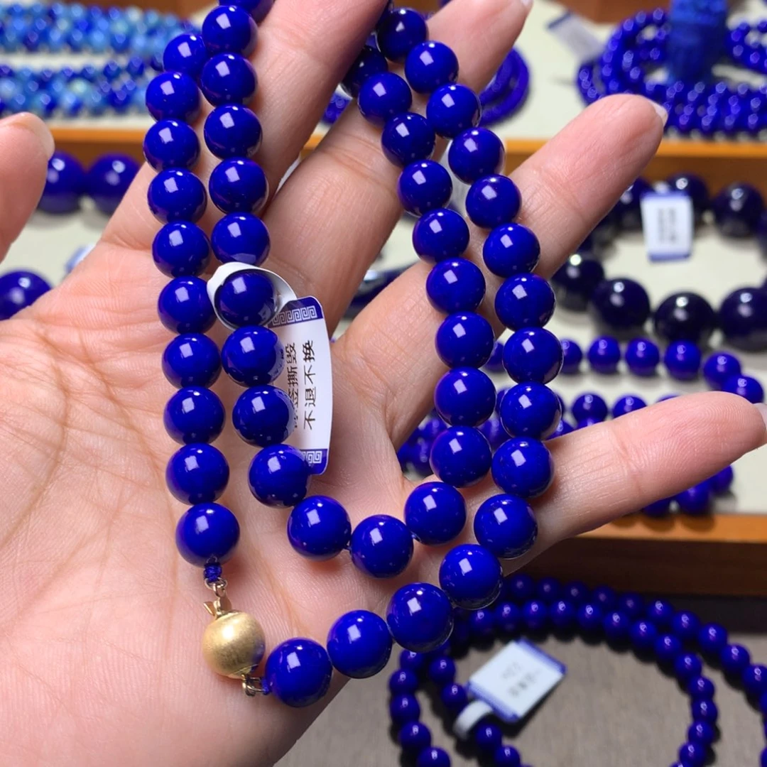 青金石颈饰未镶嵌小****88.5m