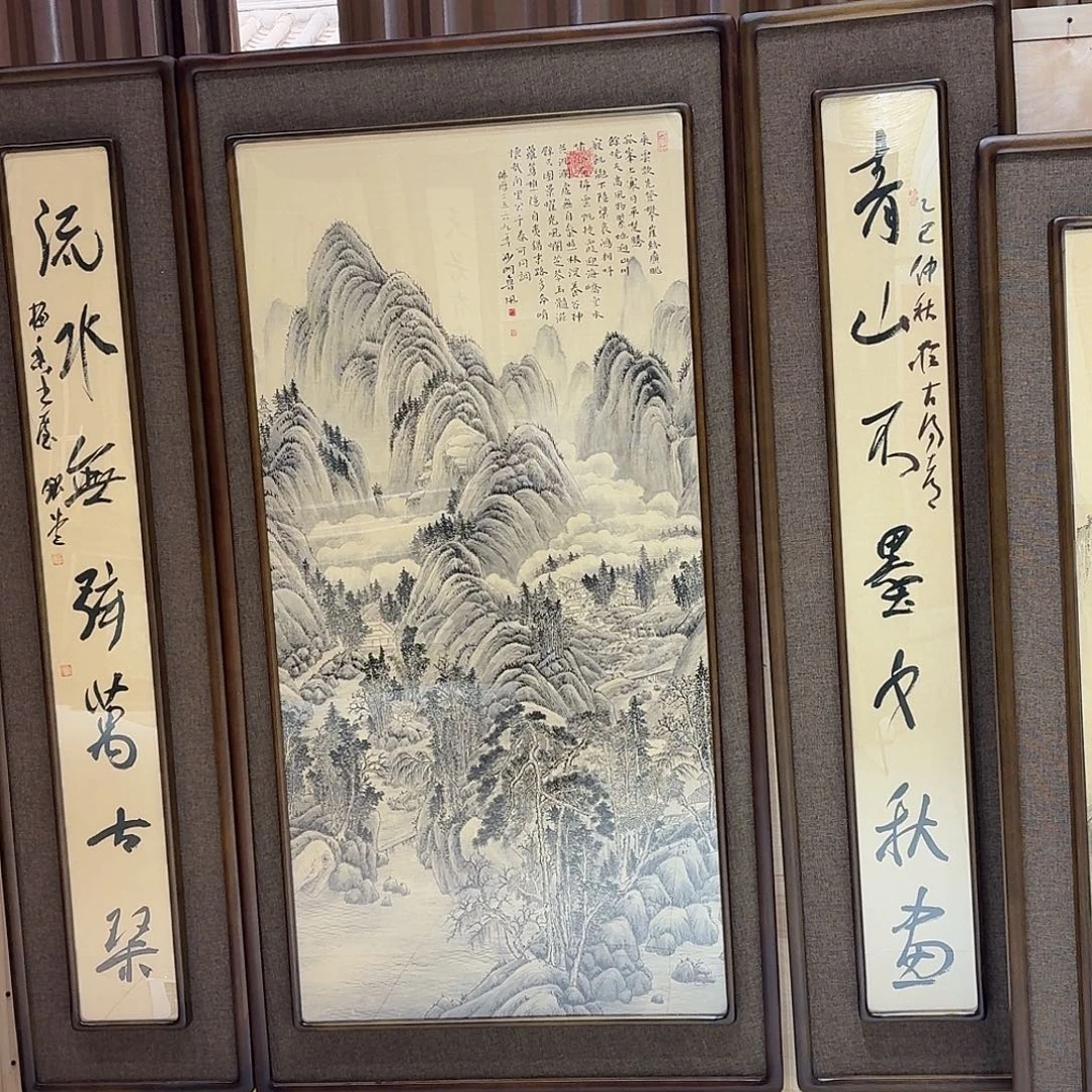 风***清版画真人手绘作品